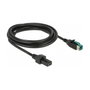 DeLOCK Cable PoweredUSB 12 V a 2 x 4 Pin, 3 m
