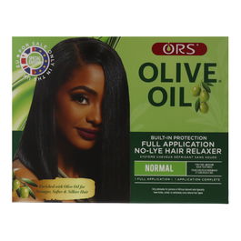 Ors Olive Oil Relaxer Kit Normal Alisado Cabello con Aceite de Oliva y Karité Pequeño