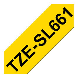 Brother TZe-SL661 Cinta Autolaminada Negro sobre Amarillo 36 mm