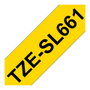 Brother TZe-SL661 Cinta Autolaminada Negro sobre Amarillo 36 mm