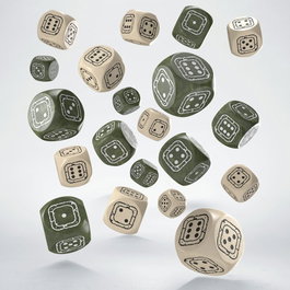 Fortress Compact D6 Pack de Dados Beige&Olive (20)