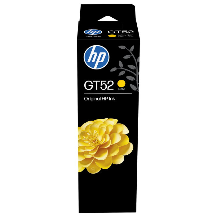 HP Botella de Tinta GT52 Amarilla Original (M0H56AE) 70 ml