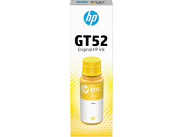 HP Botellas de tinta GT52 Amarilla