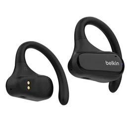 Belkin SoundForm ClearFit Auriculares True Wireless Stereo (TWS) Gancho de Oreja Bluetooth Negro para Llamadas Música Deporte y Uso Diario
