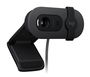 Logitech Brio 105 Webcam Full HD 1080p con Privacidad, Micrófono, USB para Videollamadas - Graphite