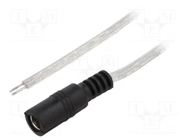BQ CABLE Cable de alimentación plano DC 5,5/2,1 de 5m