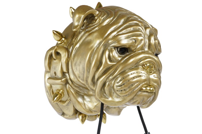 DKD Home Decor Lámpara Aplique Resina Bulldog Dorado DKD Home Decor Lámpara Aplique Resina Bulldog Dorado