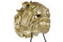 DKD Home Decor Lámpara Aplique Resina Bulldog Dorado