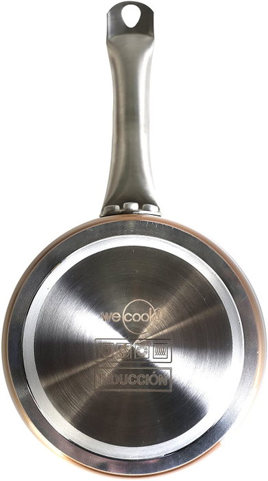 WECOOK Cazo de Aluminio Forjado 18 cm Todo Tipo de Fuego