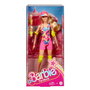 Muñeca Barbie Coleccion Look patinadora con ropa neón y patines.
