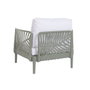 DKD Home Decor Sofá de Jardín y Terraza Verde Menta, Set de 4 Piezas