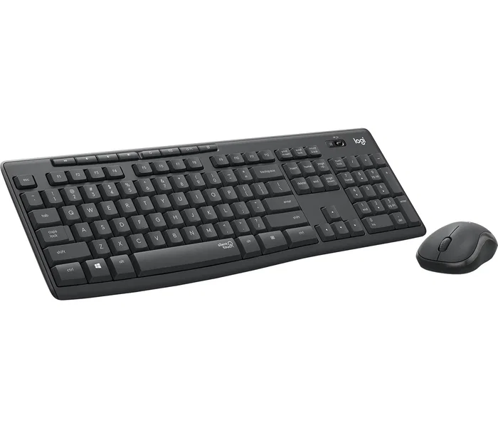 Logitech MK295 Silent Combo Inalámbrico con Teclado AZERTY y Ratón en Grafito