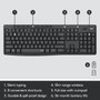 Logitech MK295 Silent Combo Inalámbrico con Teclado AZERTY y Ratón en Grafito