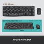 Logitech MK295 Silent Combo Inalámbrico con Teclado AZERTY y Ratón en Grafito