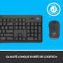 Logitech MK295 Silent Combo Inalámbrico con Teclado AZERTY y Ratón en Grafito
