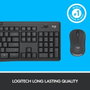 Logitech MK295 Silent Combo Inalámbrico con Teclado AZERTY y Ratón en Grafito