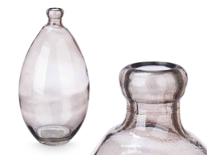 GIFTDECOR Botella Abombada Irregular Gris GIFTDECOR Botella Abombada Irregular Gris