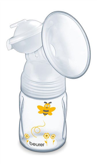 Beurer BY-40 Extractor de Leche Eléctrico con 10 Niveles de Estimulación y Extracción, Función Memoria y Pantalla LCD