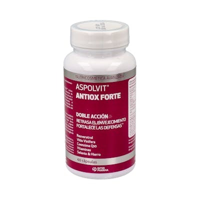 INTERPHARMA Aspolvit Antioxidante 60 Cápsulas INTERPHARMA Aspolvit Antioxidante 60 Cápsulas