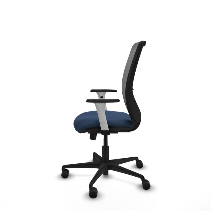 PIQUERAS Y CRESPO Silla de oficina Zulema Azul Marino y Gris