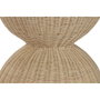 DKD Home Decor Mesita Auxiliar Balines Ratán Natural 44 x 44 x 47 cm