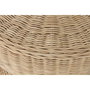 DKD Home Decor Mesita Auxiliar Balines Ratán Natural 44 x 44 x 47 cm