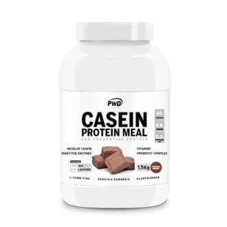 PWD NUTRITION Casein Protein Meal Brownie - Proteína de Caseína Micelar con Saciantes (Glucomanano, Garcinia) y Probióticos UAS, Sabor Brownie, Bote 1.5 Kg PWD NUTRITION Casein Protein Meal Brownie - Proteína de Caseína Micelar con Saciantes (Glucomanano, Garcinia) y Probióticos UAS, Sabor Brownie, Bote 1.5 Kg