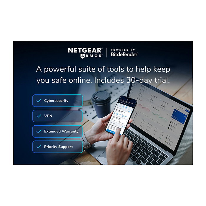 NETGEAR Orbi 370 Serie RBE370 Satélite WiFi 7 Mesh Dual Band 2.4/5 GHz, 3500 Mbps, Cubre 120 m2, Blanco NETGEAR Orbi 370 Serie RBE370 Satélite WiFi 7 Mesh Dual Band 2.4/5 GHz, 3500 Mbps, Cubre 120 m2, Blanco