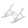 Celly SWMAGICSTAND2 Soporte y Stand Plegable para Portátil y Tableta Blanco de Plástico 39.6 cm (15.6") Ajustable con Superficie Antideslizante