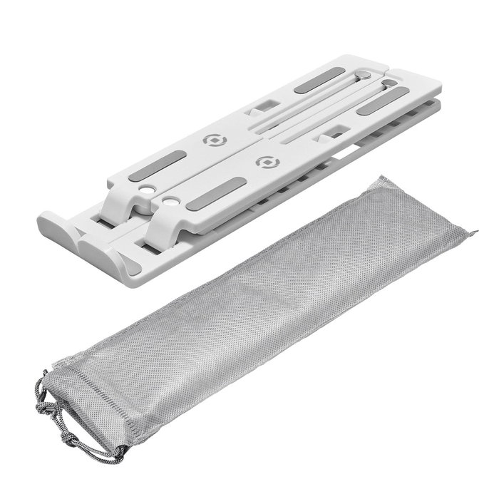 Celly SWMAGICSTAND2 Soporte y Stand Plegable para Portátil y Tableta Blanco de Plástico 39.6 cm (15.6") Ajustable con Superficie Antideslizante