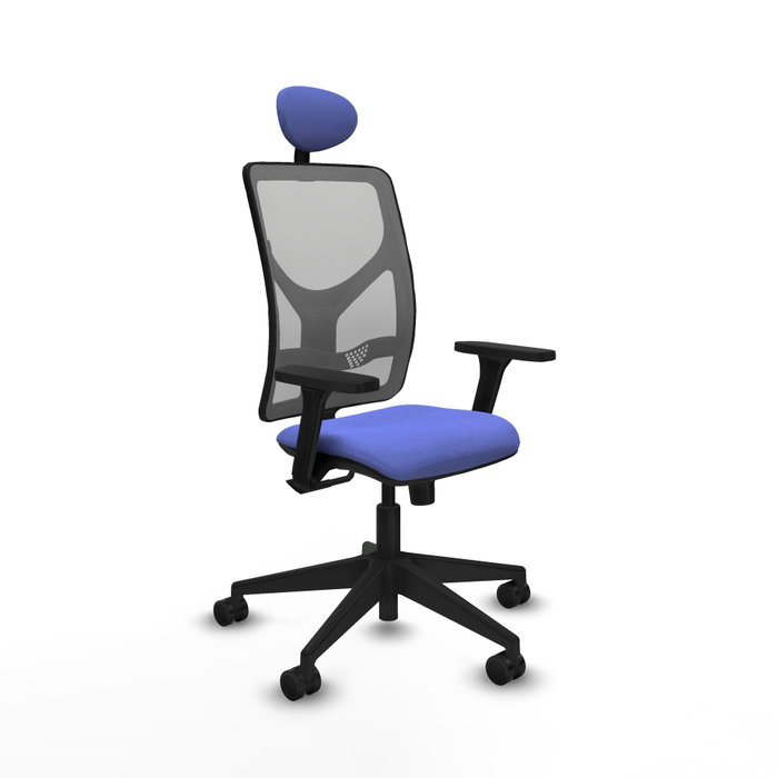 PIQUERAS Y CRESPO Silla de oficina Motilla con mecanismo Sincro, Azul claro y Gris PIQUERAS Y CRESPO Silla de oficina Motilla con mecanismo Sincro, Azul claro y Gris