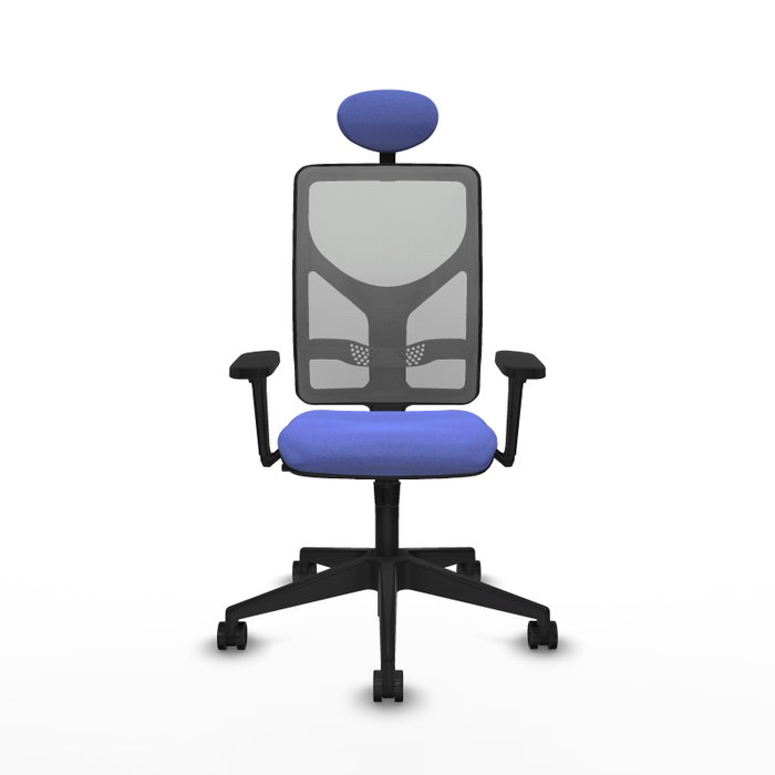 PIQUERAS Y CRESPO Silla de oficina Motilla con mecanismo Sincro, Azul claro y Gris PIQUERAS Y CRESPO Silla de oficina Motilla con mecanismo Sincro, Azul claro y Gris