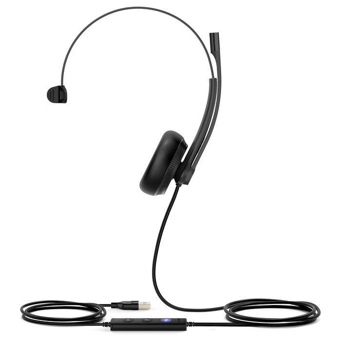 Yealink UH34 Mono Teams Auricular USB Monoaural Negro