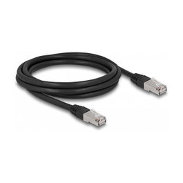 DeLOCK Cable de red RJ45 Cat.6A S/FTP PE Outdoor 2 m negro