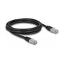DeLOCK Cable de red RJ45 Cat.6A S/FTP PE Outdoor 2 m negro