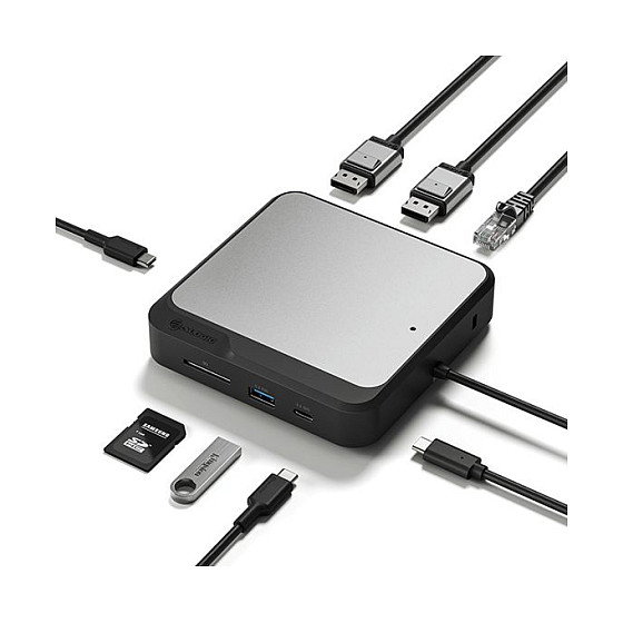 ALOGIC DUCD2 Docking Station Universal Dual DisplayPort 4K USB 3.2 Gen 2 Type-C