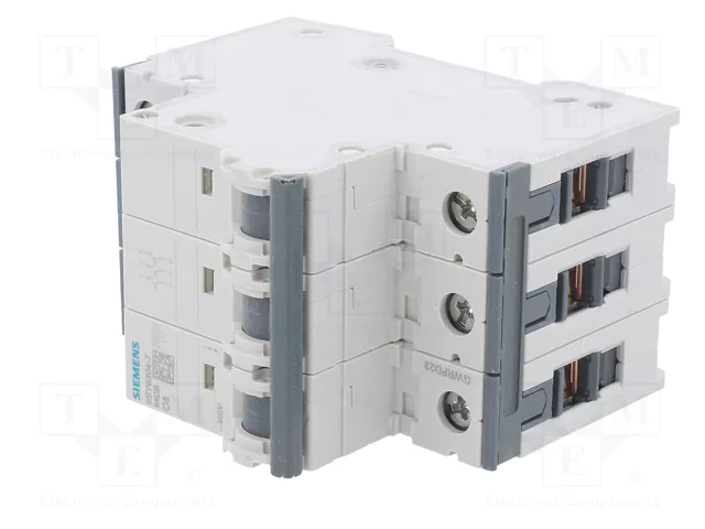 SIEMENS 5SY6304-7 Interruptor magnetotérmico 4A 3 polos 6kA