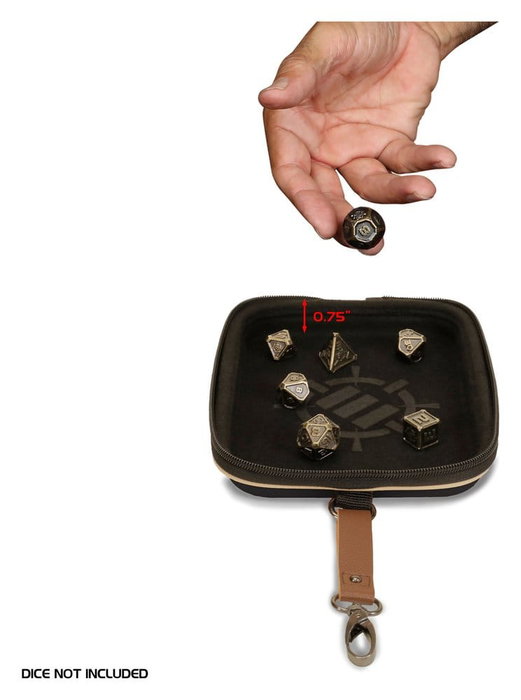 Enhance Juego de Mesa Bolsa para dados Designer Edition Negro