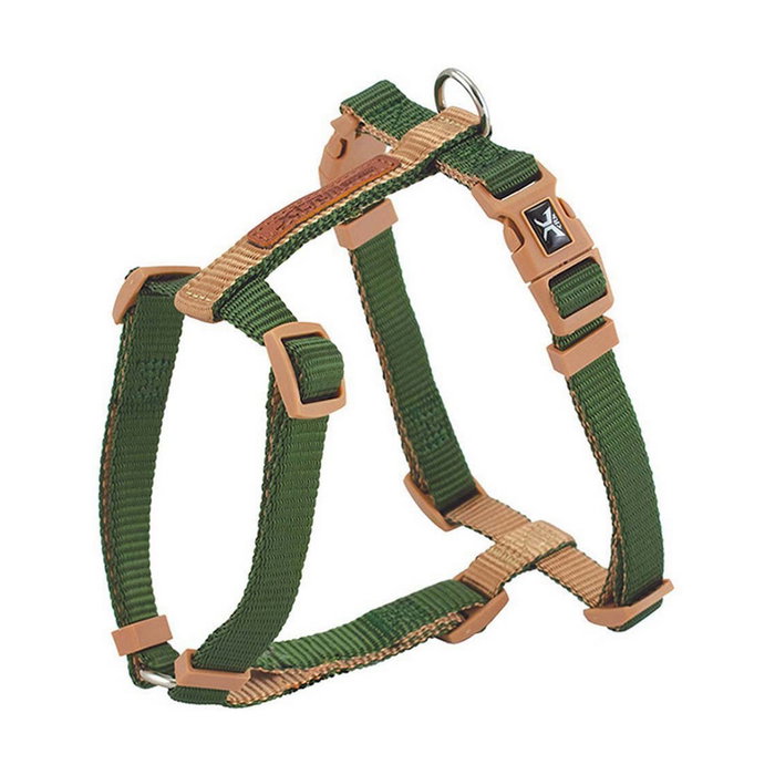 Nayeco Arnés X-Trm Doble Nylon Regulable Verde Forest-British Beige 45-75 cm x 2 cm Nayeco Arnés X-Trm Doble Nylon Regulable Verde Forest-British Beige 45-75 cm x 2 cm