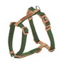 Nayeco Arnés X-Trm Doble Nylon Regulable Verde Forest-British Beige 45-75 cm x 2 cm