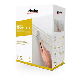 Beissier Escayola 4 kg para Moldeo y Reparación de Materiales Decorativos Interiores