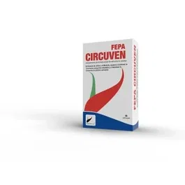 Fepadiet Fepa-Circuven - Complemento para la Circulación Sanguínea y Piernas Cansadas con Castaño de Indias, Meliloto, Ruscus - 60 Cápsulas