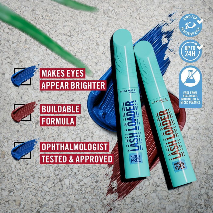 Rimmel London KIND & FREE LASH LOADER Máscara de Pestañas 003-Aubergine