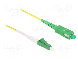 DeLOCK Cable de fibra óptica LC-APC a SC-APC Simplex Singlemode OS2, 5 m