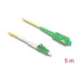 DeLOCK Cable de fibra óptica LC-APC a SC-APC Simplex Singlemode OS2 5 m