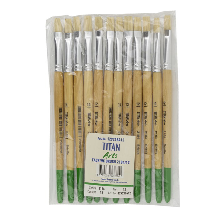 Titan Arts Pincel TACR WC PINCEL 2184/12 para Acuarela Titan Arts Pincel TACR WC PINCEL 2184/12 para Acuarela