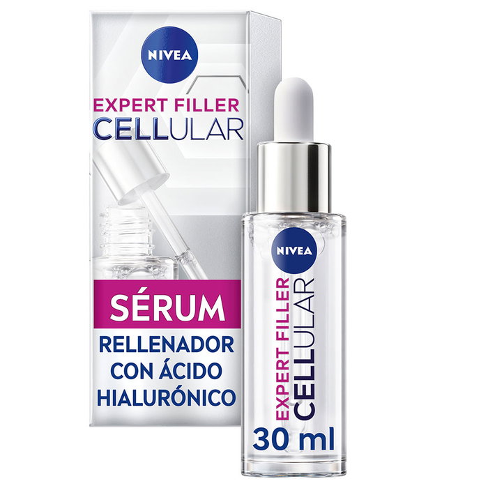 Nivea Hyaluron Cellular Expert Filler Sérum Rellenador de Ácido Hialurónico Antiarrugas 30 ml