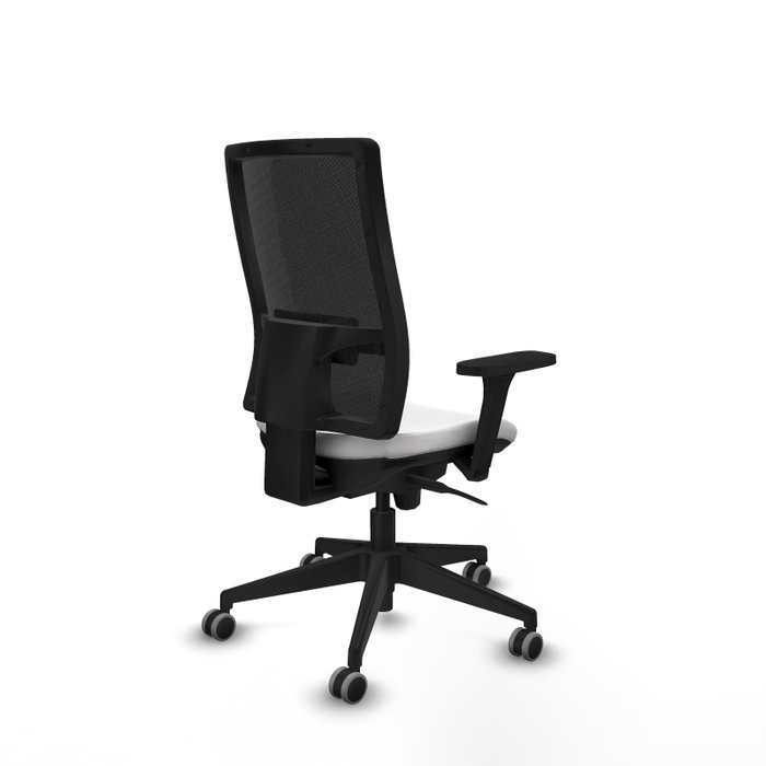 PIQUERAS Y CRESPO Silla de oficina Horna con mecanismo Sincro Blanco y Negro PIQUERAS Y CRESPO Silla de oficina Horna con mecanismo Sincro Blanco y Negro
