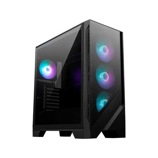 MSI MAG FORGE 320R AIRFLOW Micro Torre Negro, Transparente