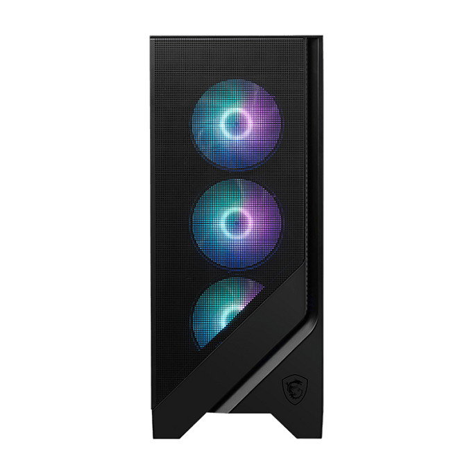 MSI MAG FORGE 320R AIRFLOW Micro Torre Negro, Transparente